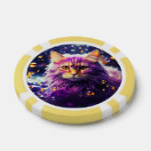 Lucky Pocker Chips für Katzen Liebhaber (Einzeln)