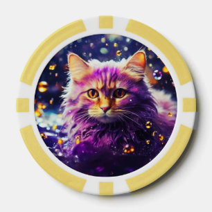 Lucky Pocker Chips für Katzen Liebhaber