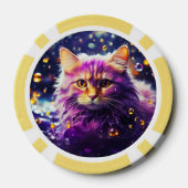 Lucky Pocker Chips für Katzen Liebhaber (Rückseite)