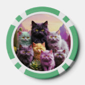 Lucky Pocker Chips für Katzen Liebhaber (Rückseite)