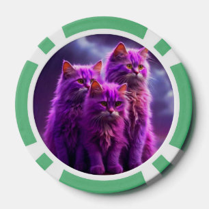 Lucky Pocker Chips für Katzen Liebhaber