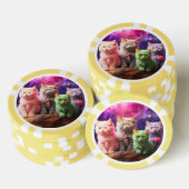 Lucky Pocker Chips für Katzen Liebhaber (Stapel)