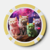 Lucky Pocker Chips für Katzen Liebhaber (Rückseite)
