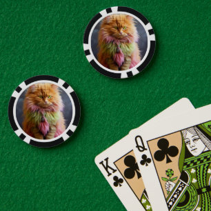Lucky Pocker Chips für Katzen Liebhaber