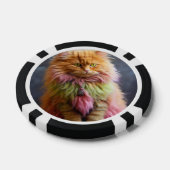 Lucky Pocker Chips für Katzen Liebhaber (Einzeln)