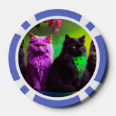 Lucky Pocker Chips für Katzen Liebhaber (Rückseite)