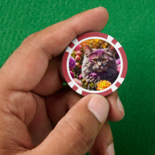Lucky Pocker Chips für Katzen Liebhaber