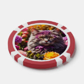 Lucky Pocker Chips für Katzen Liebhaber (Einzeln)
