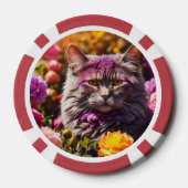 Lucky Pocker Chips für Katzen Liebhaber (Rückseite)