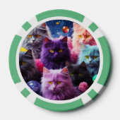 Lucky Pocker Chips für Katzen Liebhaber (Rückseite)