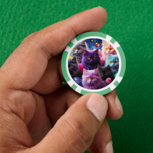 Lucky Pocker Chips für Katzen Liebhaber
