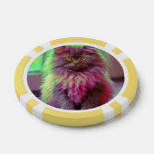 Lucky Pocker Chips für Katzen Liebhaber (Einzeln)
