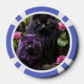 Lucky Pocker Chips für Katzen Liebhaber (Rückseite)