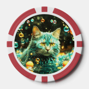 Lucky Pocker Chips für Katzen Liebhaber