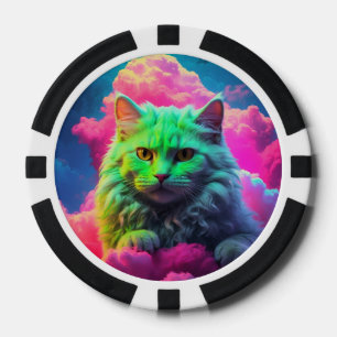 Lucky Pocker Chips für Katzen Liebhaber