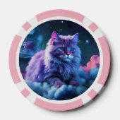 Lucky Pocker Chips für Katzen Liebhaber (Rückseite)