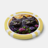 Lucky Pocker Chips für Katzen Liebhaber (Einzeln)