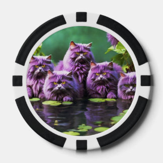 Lucky Pocker Chips für Katzen Liebhaber