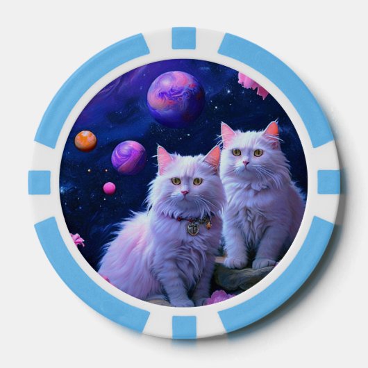 Lucky Poker Chips for Cat Lovers (Vorderseite)