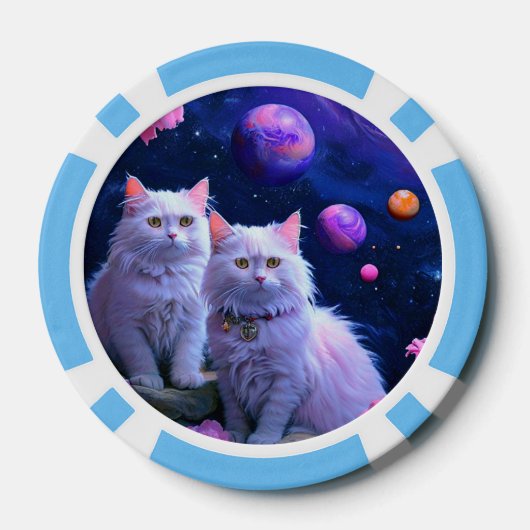 Lucky Poker Chips for Cat Lovers (Rückseite)