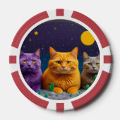 Lucky Poker Chips for Cat Lovers (Vorderseite)