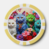 Lucky Poker Chips for Cat Lovers (Vorderseite)