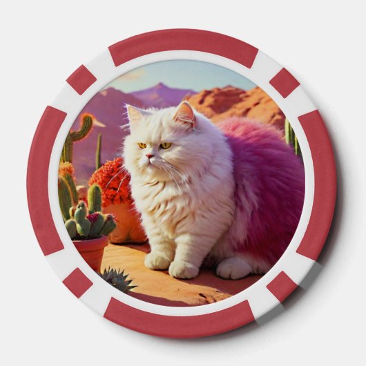 Lucky Poker Chips for Cat Lovers (Rückseite)