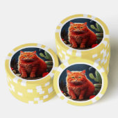 Lucky Poker Chips for Cat Lovers (Stapel)