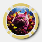 Lucky Poker Chips for Cat Lovers (Rückseite)