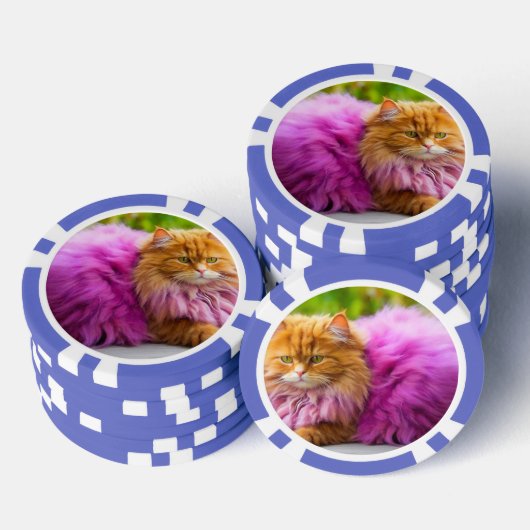 Lucky Poker Chips for Cat Lovers (Stapel)