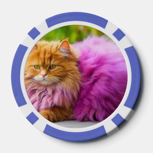 Lucky Poker Chips for Cat Lovers (Rückseite)