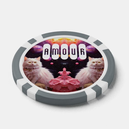 Lucky Poker Chips for Cat Lovers (Einzeln)