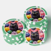 Lucky Poker Chips for Cat Lovers (Stapel)