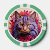 Lucky Poker Chips for Cat Lovers (Vorderseite)