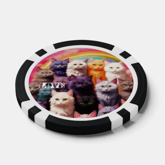 Lucky Poker Chips for Cat Lovers (Einzeln)