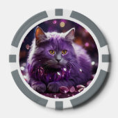 Lucky Poker Chips für Katzen Liebhaber (Vorderseite)