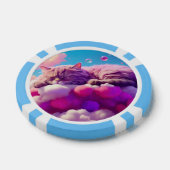 Lucky Poker Chips für Katzen Liebhaber (Einzeln)