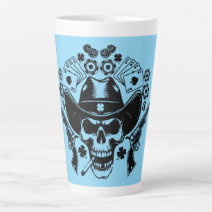 Lucky Poker Skull Milchtasse