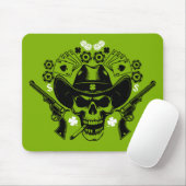 Lucky Poker Skull Mousepad (Mit Mouse)