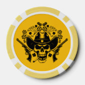 Lucky Poker Skull Pokerchips (Rückseite)