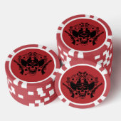 Lucky Poker Skull Pokerchips (Stapel)