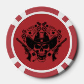 Lucky Poker Skull Pokerchips (Rückseite)