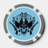 Lucky Poker Skull Pokerchips (Rückseite)