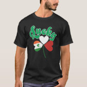 Lucky Polish Irish shamrock Saint Patricks Day  1 T-Shirt (Vorderseite)