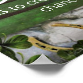 Lucky Poster - Abstrakter Blarney Stone Wall Art (Ecke)