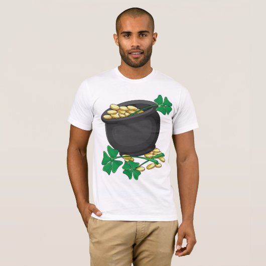Lucky Pot of Gold Mens T - Shirt (Vorne ganz)