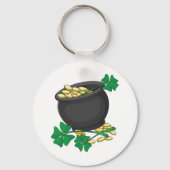 Lucky Pot of Gold Schlüsselanhänger (Rückseite)