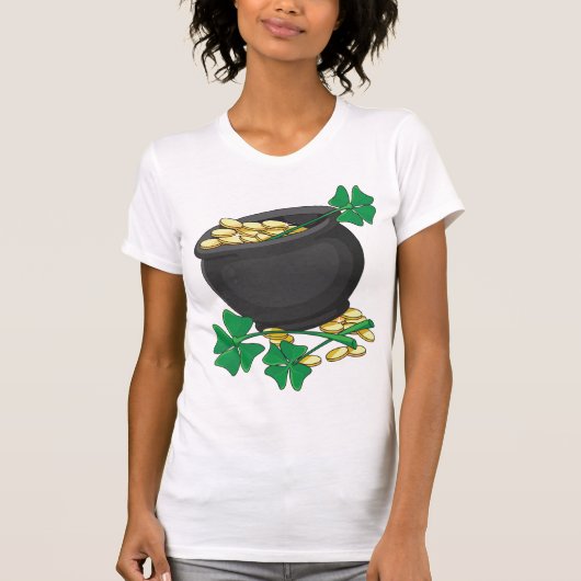 Lucky Pot of Gold Womens T - Shirt (Vorderseite)