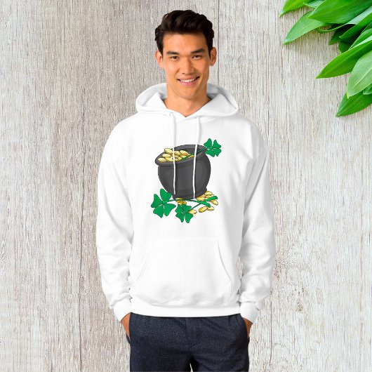 Lucky Pot von Gold Mens Hoodie