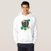 Lucky Pot von Gold Mens Hoodie (Vorne ganz)